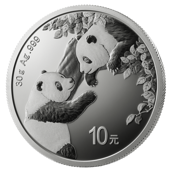 10 Yuan China - Panda 30 g Silbermünze (2023)